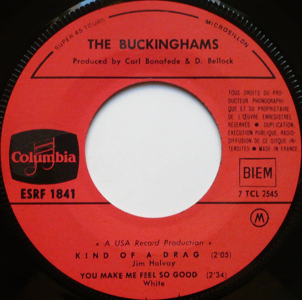 The Buckinghams ~ Kind Of A Drag (Vinyl) - Djungel & Jazz