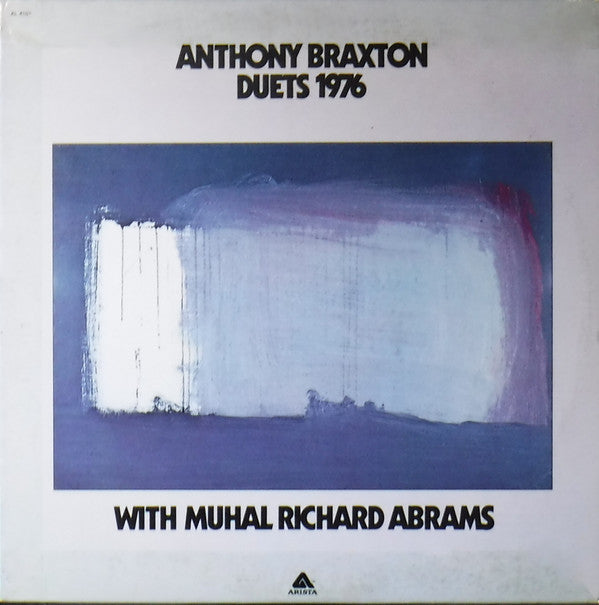 Anthony Braxton With Muhal Richard Abrams : Duets 1976 (LP, Album, RE)