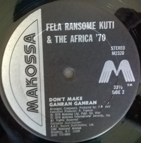 Fela Kuti & Africa 70 : Kalakuta Show (LP, Album, RE)
