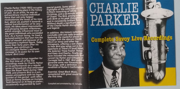 Charlie Parker : The Complete Savoy Live Recordings (4xCD, Comp, RE)