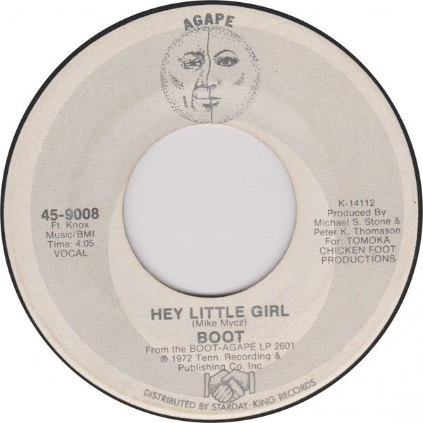 Boot  ~ Hey Little Girl / Liza Brown (Vinyl) - Djungel & Jazz