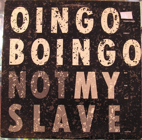 Oingo Boingo ~ Not My Slave (Vinyl) - Djungel & Jazz