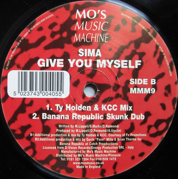 Sima : Give You Myself (12")