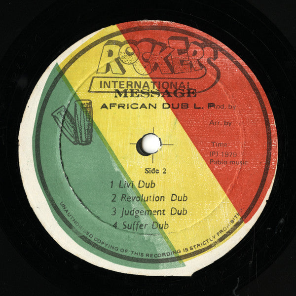 Augustus Pablo : Africa Must Be Free By 1983 (Dub) (LP, Album, M/Print)