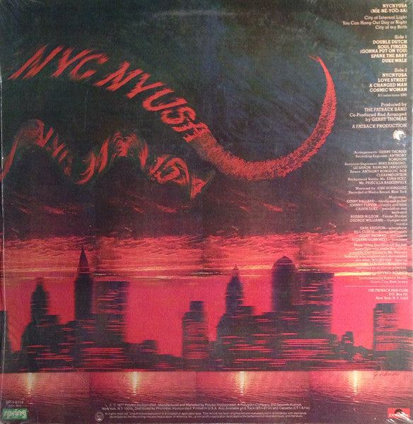 The Fatback Band ~ NYCNYUSA (Nik-Ne-Yoo-Sa) (Vinyl) - Djungel & Jazz