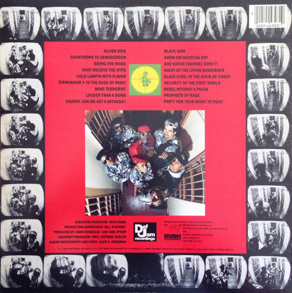 Public Enemy : It Takes A Nation Of Millions To Hold Us Back (LP, Album, Car)