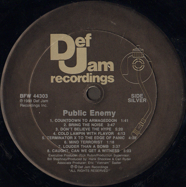 Public Enemy : It Takes A Nation Of Millions To Hold Us Back (LP, Album, Car)