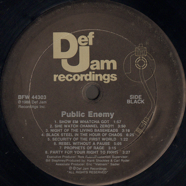 Public Enemy : It Takes A Nation Of Millions To Hold Us Back (LP, Album, Car)