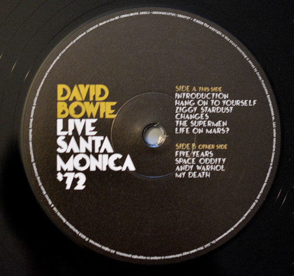 David Bowie ~ Live Santa Monica '72 (Vinyl) - Djungel & Jazz