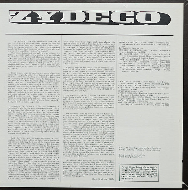 Various ~ Zydeco (Vinyl) - Djungel & Jazz