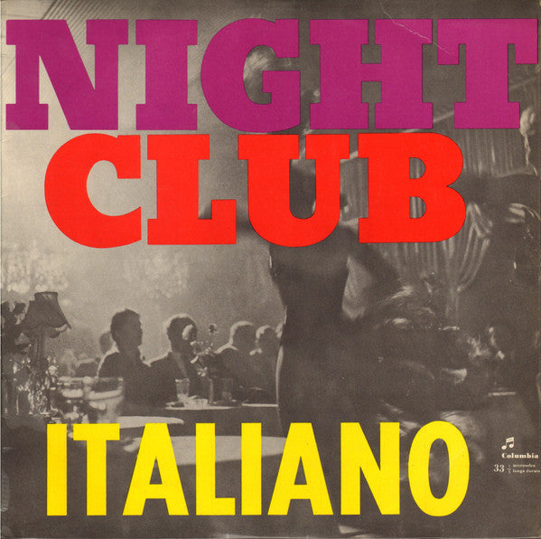 Various ~ Night Club Italiano (Vinyl) - Djungel & Jazz