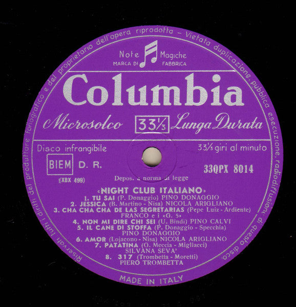 Various ~ Night Club Italiano (Vinyl) - Djungel & Jazz