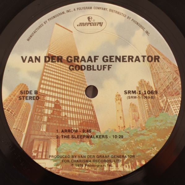 Van Der Graaf Generator ~ Godbluff (Vinyl) - Djungel & Jazz