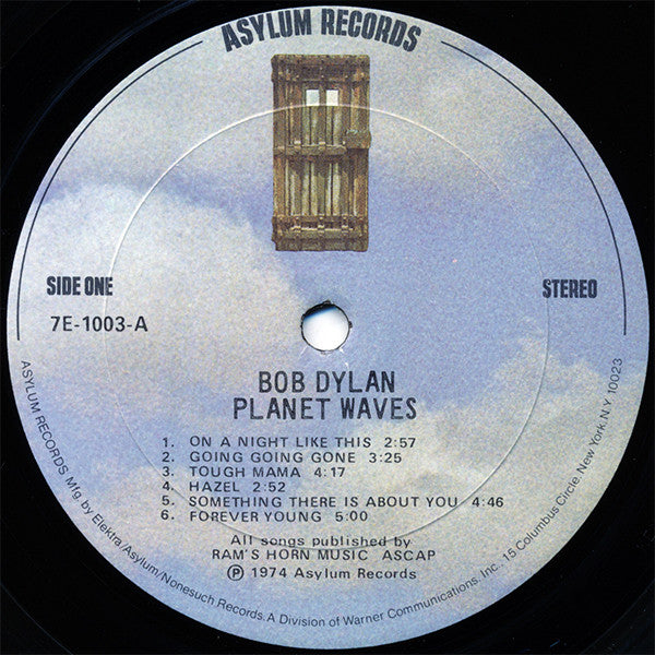 Bob Dylan ~ Planet Waves (Vinyl) - Djungel & Jazz