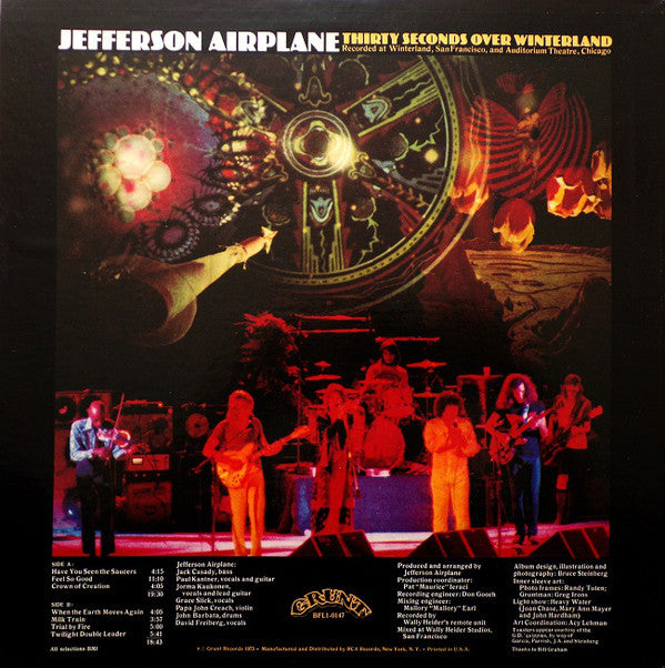 Jefferson Airplane ~ Thirty Seconds Over Winterland (Vinyl) - Djungel & Jazz