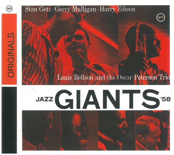 Stan Getz · Gerry Mulligan · Harry Edison, Louis Bellson And The Oscar Peterson Trio ~ Jazz Giants '58 (Vinyl) - Djungel & Jazz