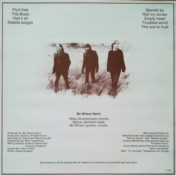 Bo Wilson Band ~ Bo Wilson Band (Vinyl) - Djungel & Jazz