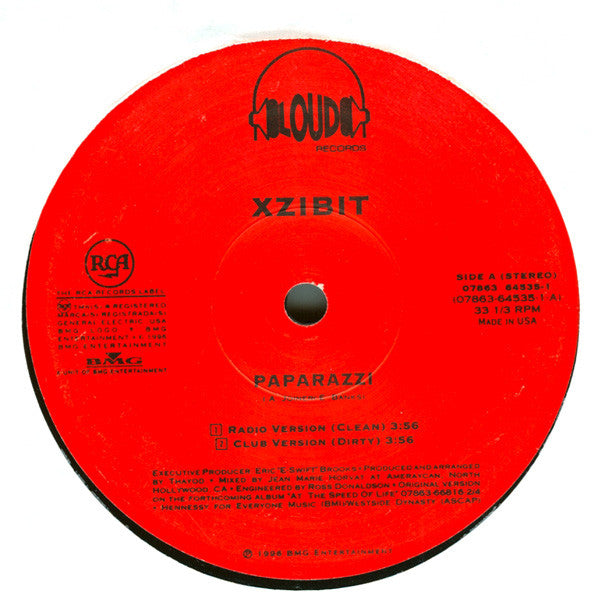 Xzibit ~ Paparazzi (Vinyl) - Djungel & Jazz