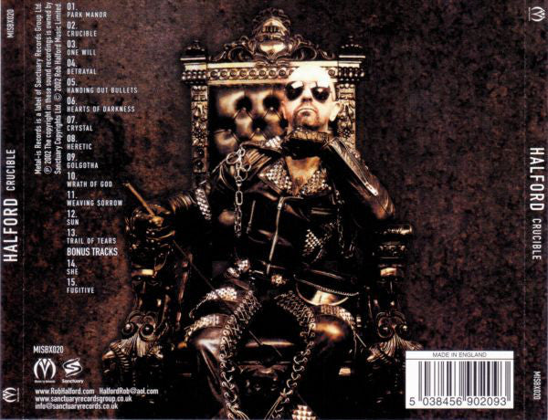 Halford ~ Crucible (Vinyl) - Djungel & Jazz