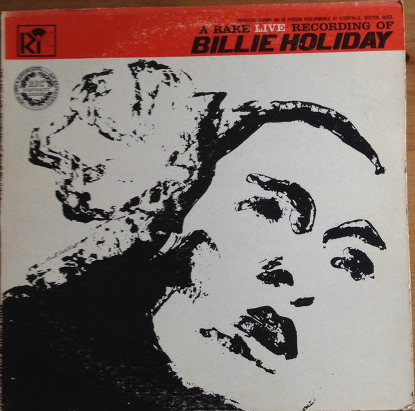Billie Holiday ~ A Rare Live Recording Of Billie Holiday (Vinyl) - Djungel & Jazz