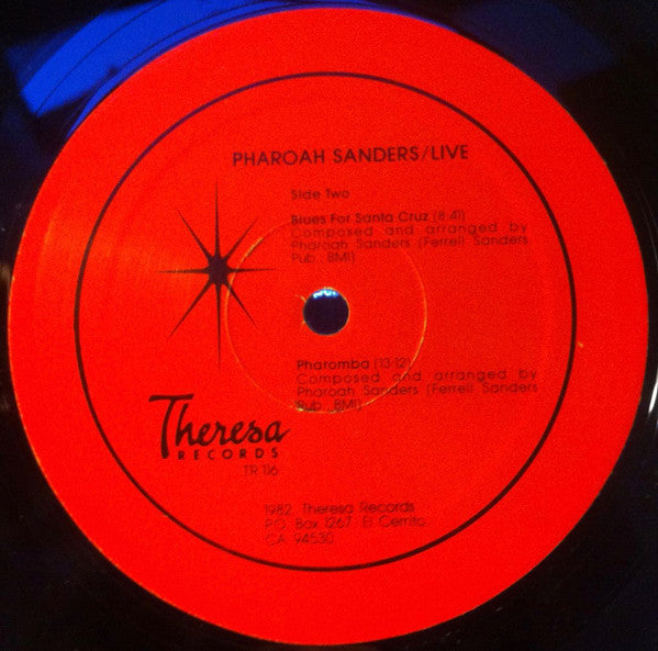 Pharoah Sanders ~ Live... (Vinyl) - Djungel & Jazz