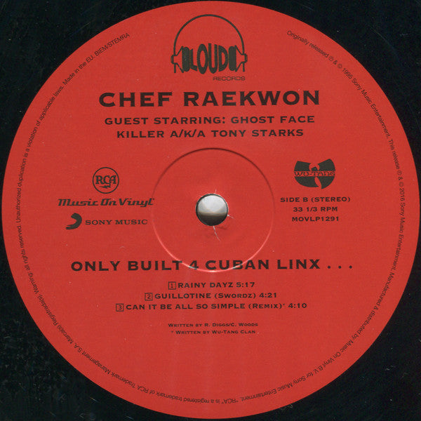 Chef Raekwon ~ Only Built 4 Cuban Linx... (Vinyl) - Djungel & Jazz