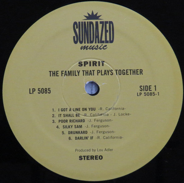 Spirit  ~ The Family That Plays Together (Vinyl) - Djungel & Jazz