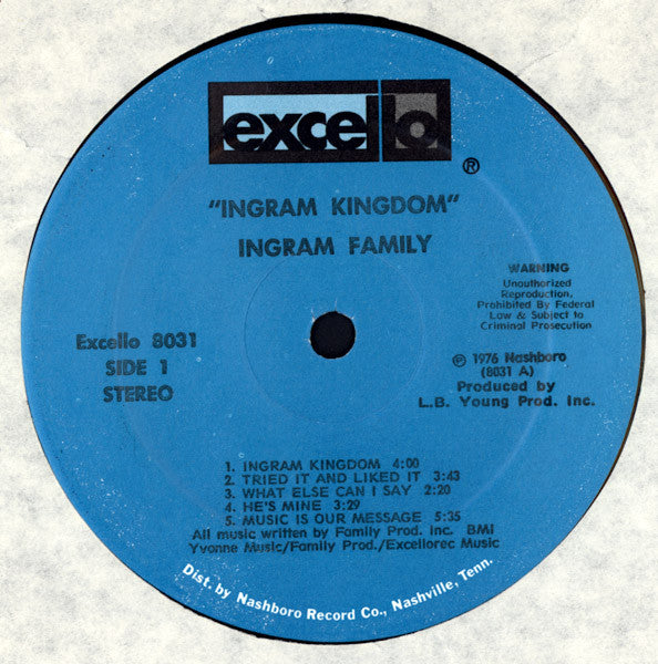 Ingram : The Ingram Kingdom (LP, Album)