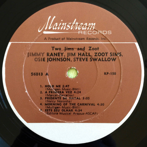 Jimmy Raney ~ Two Jims And Zoot (Vinyl) - Djungel & Jazz