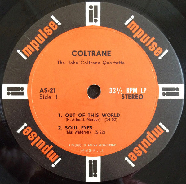 The John Coltrane Quartet ~ Coltrane (Vinyl) - Djungel & Jazz