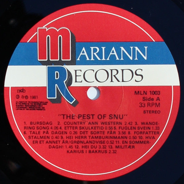 Snu ~ The Pest Of "Snu" (Vinyl) - Djungel & Jazz