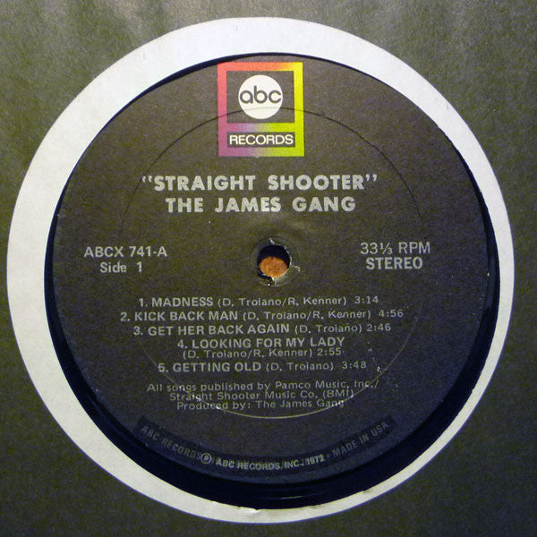 James Gang ~ Straight Shooter (Vinyl) - Djungel & Jazz