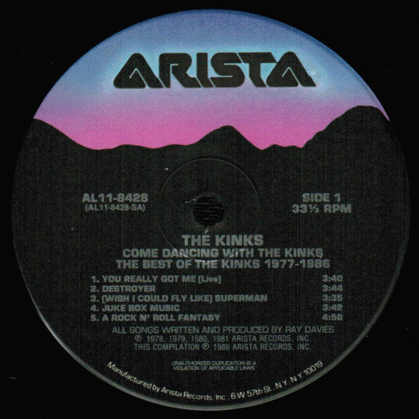 The Kinks ~ Come Dancing With The Kinks (The Best Of The Kinks 1977-1986) (Vinyl) - Djungel & Jazz