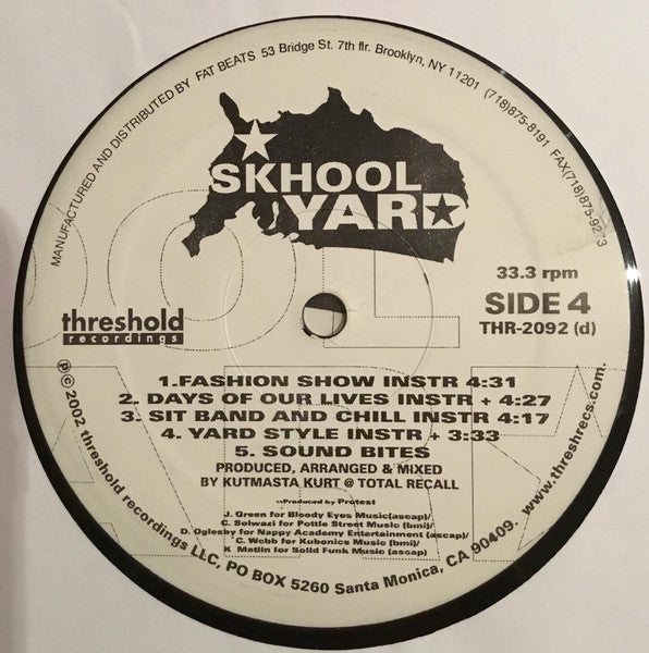 Skhool Yard ~ A New Way Of Thinking (Vinyl) - Djungel & Jazz