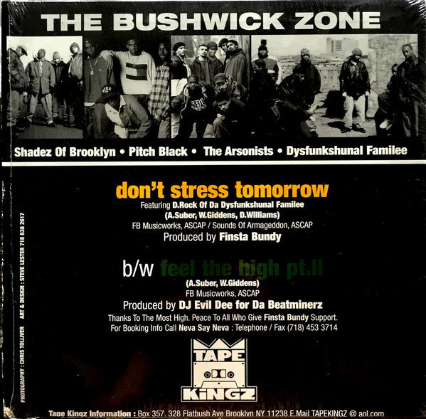 Finsta Bundy ~ Don't Stress Tomorrow (Vinyl) - Djungel & Jazz