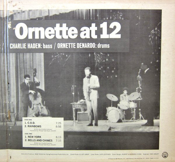 Ornette Coleman ~ Ornette At 12 (Vinyl) - Djungel & Jazz