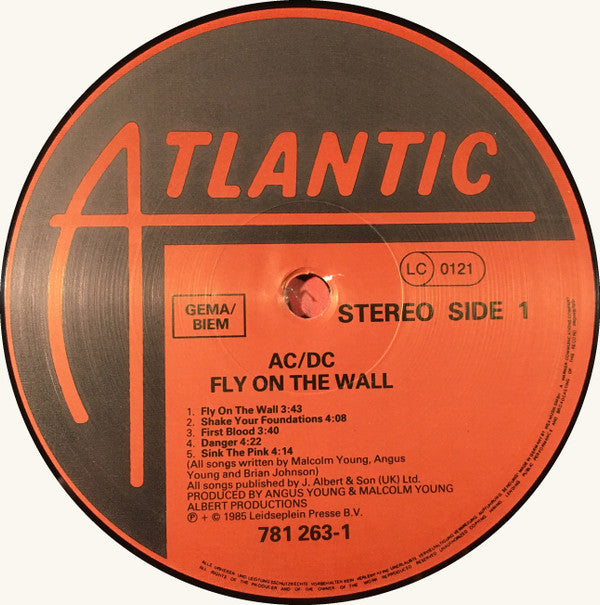 AC/DC ~ Fly On The Wall (Vinyl) - Djungel & Jazz