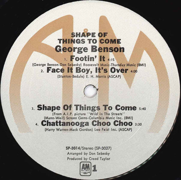 George Benson ~ Shape Of Things To Come (Vinyl) - Djungel & Jazz