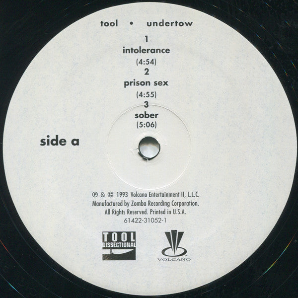 Tool  ~ Undertow (Vinyl) - Djungel & Jazz