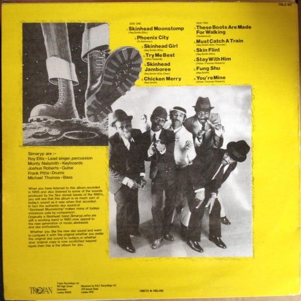 Symarip : Skinhead Moonstomp (The Album) (LP, Album, Mono, RE)