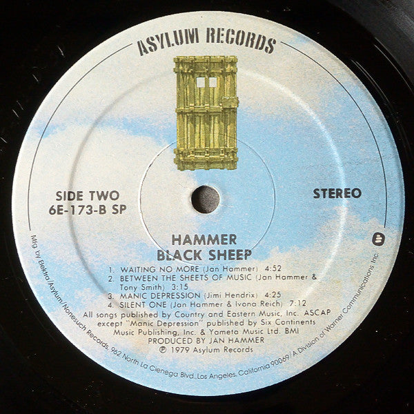 Hammer  ~ Black Sheep (Vinyl) - Djungel & Jazz