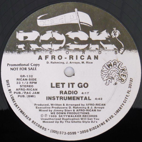 Afro-Rican ~ I Can Do That / Let It Go (Vinyl) - Djungel & Jazz