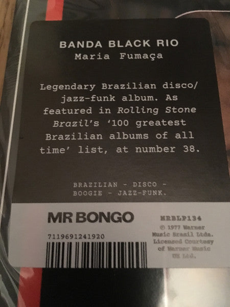 Banda Black Rio ~ Maria Fumaça (Vinyl) - Djungel & Jazz