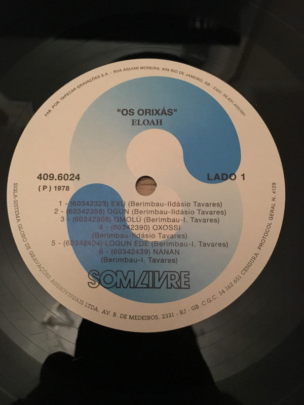 Eloah ~ Os Orixás (Vinyl) - Djungel & Jazz