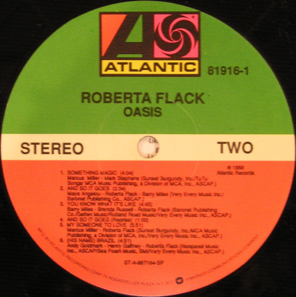 Roberta Flack ~ Oasis (Vinyl) - Djungel & Jazz