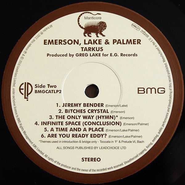 Emerson, Lake & Palmer ~ Tarkus (Vinyl) - Djungel & Jazz