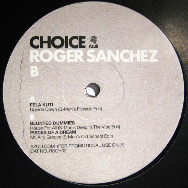Roger Sanchez : Choice (Exclusive Re Edits #2) (12", Promo)