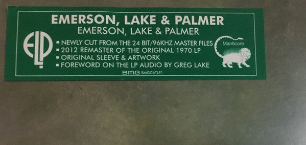 Emerson, Lake & Palmer ~ Emerson, Lake & Palmer (Vinyl) - Djungel & Jazz