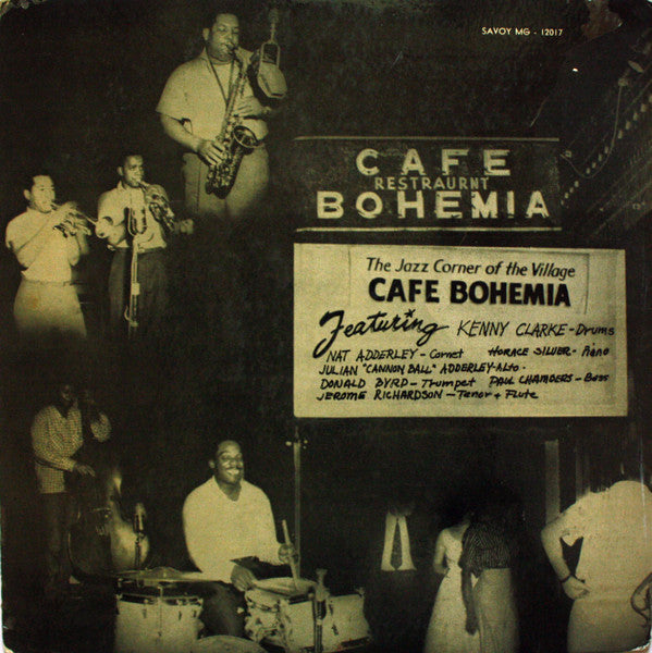 Cannonball Adderley With Horace Silver, Paul Chambers , Donald Byrd, Nat Adderley, Jerome Richardson, Kenny Clarke ~ Bohemia After Dark (Vinyl) - Djungel & Jazz