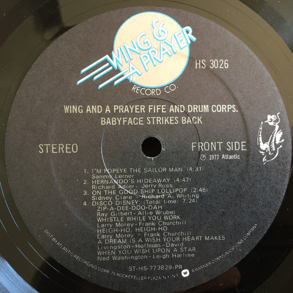 Wing And A Prayer Fife And Drum Corps. ~ Babyface Strikes Back (Vinyl) - Djungel & Jazz